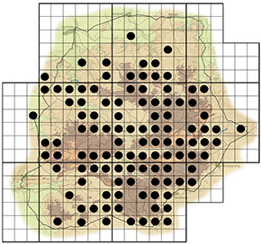 Senegalia caffra Waterberg distribution
